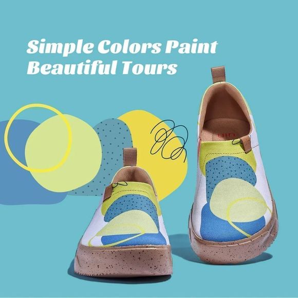 Uin Women's Travel Walking Shoes Casual Sneaker (Wetland Park Toledo IX) - Picture 3 of 11